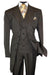 "Brown Tonal Pinstripe Zoot Suit by Fortino Landi | Menswear Luxe" - USA Men's Outlet