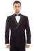 Bryan Michaels Men's Navy Slim Fit Double-Breasted Tuxedo - USA Men's Outlet