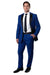 Bryan Michaels Men's Royal Blue Slim Fit Wedding Tuxedo with Peak Lapel - USA Men's Outlet