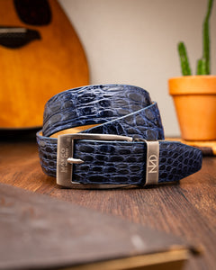 Marco Di Milano Massimo Belt - Navy Leather Loafer