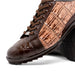 Marco Di Milano Cairo Alligator Sneakers Brown / Orix