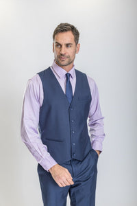 Caravelli Suit - Designer Caravelli Jacket and Pants in Color Solid Midnight Blue