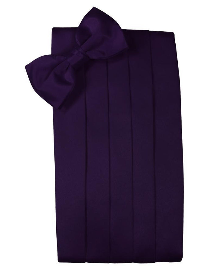 Amethyst Luxury Kids Satin Cummerbund