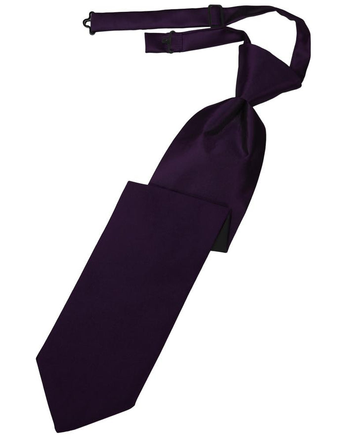 Amethyst Luxury Satin Kids Necktie