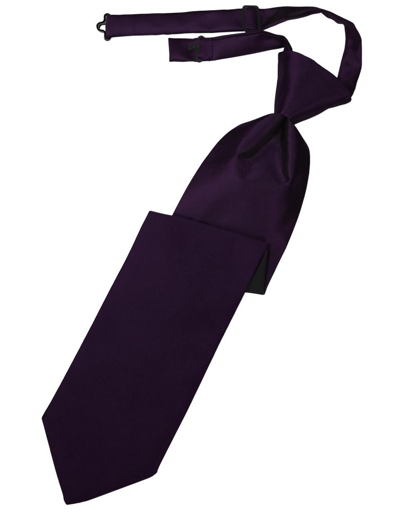 Amethyst Luxury Satin Kids Necktie