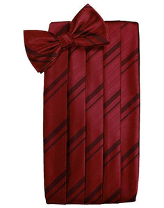 Apple Kids Striped Satin Cummerbund