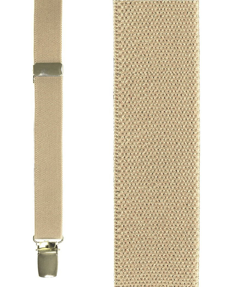 "Beige Oxford" Suspenders