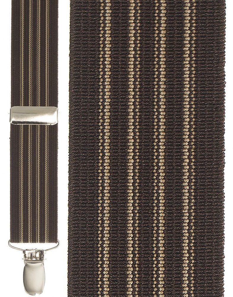 "Brown Stripe" Suspenders