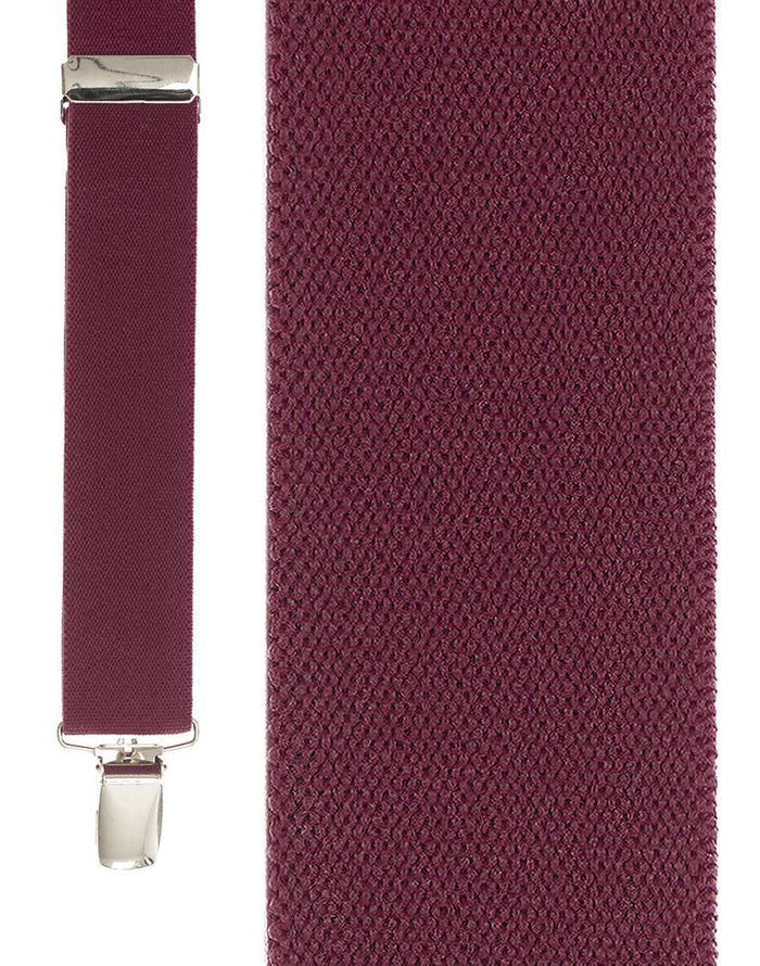 "Burgundy Newport" Suspenders