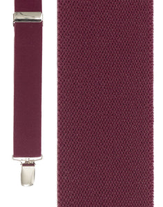 "Burgundy Newport" Suspenders