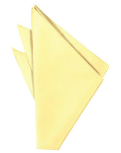 Buttercup Solid Twill Pocket Square