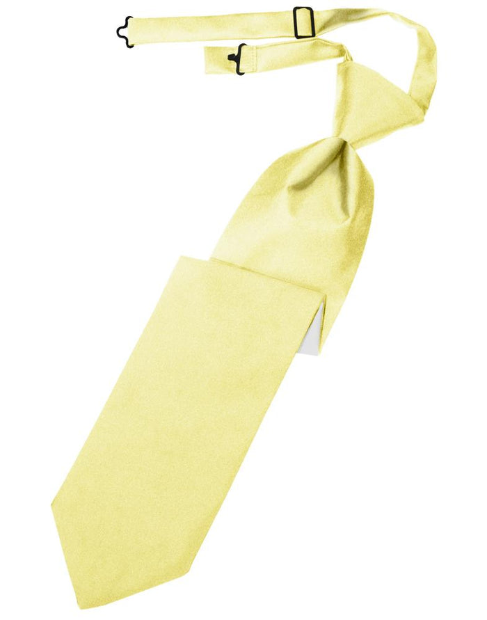 Canary Luxury Satin Kids Necktie