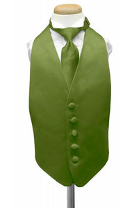 Clover Luxury Satin Kids Tuxedo Vest