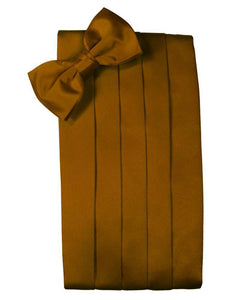 Cognac Luxury Kids Satin Cummerbund