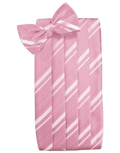 Coral Kids Striped Satin Cummerbund