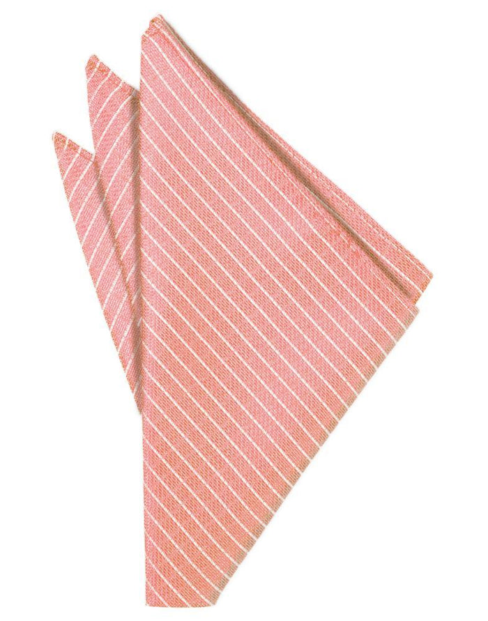 Coral Palermo Pocket Square
