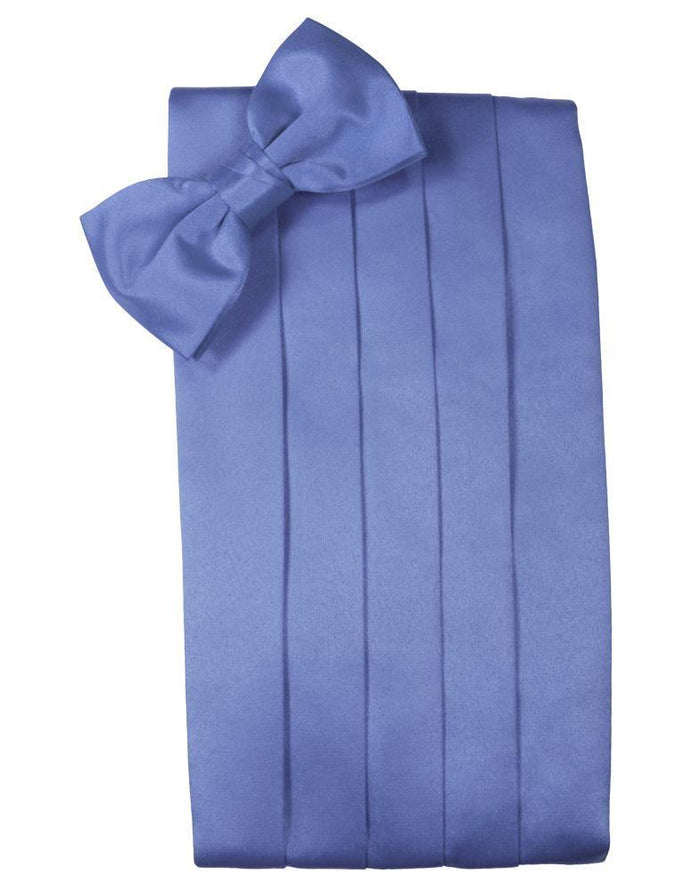 Cornflower Luxury Kids Satin Cummerbund