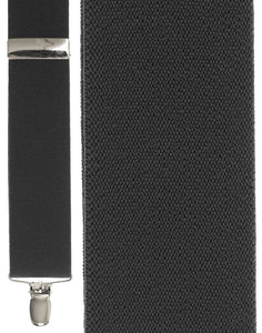 "Dark Grey Bostonian" Suspenders