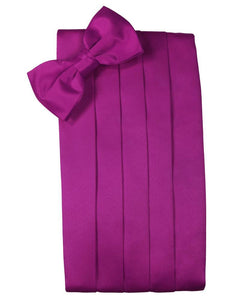 Fuchsia Luxury Satin Cummerbund