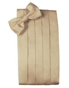 Golden Luxury Kids Satin Cummerbund