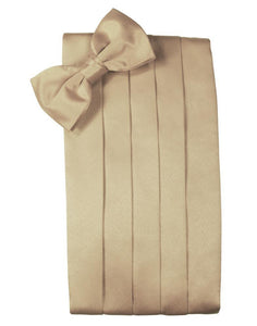 Golden Luxury Satin Cummerbund