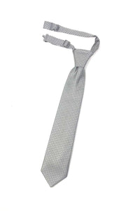Grey Regal Kids Necktie