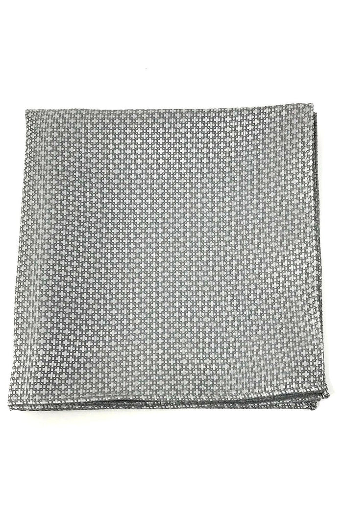 Grey Regal Pocket Square
