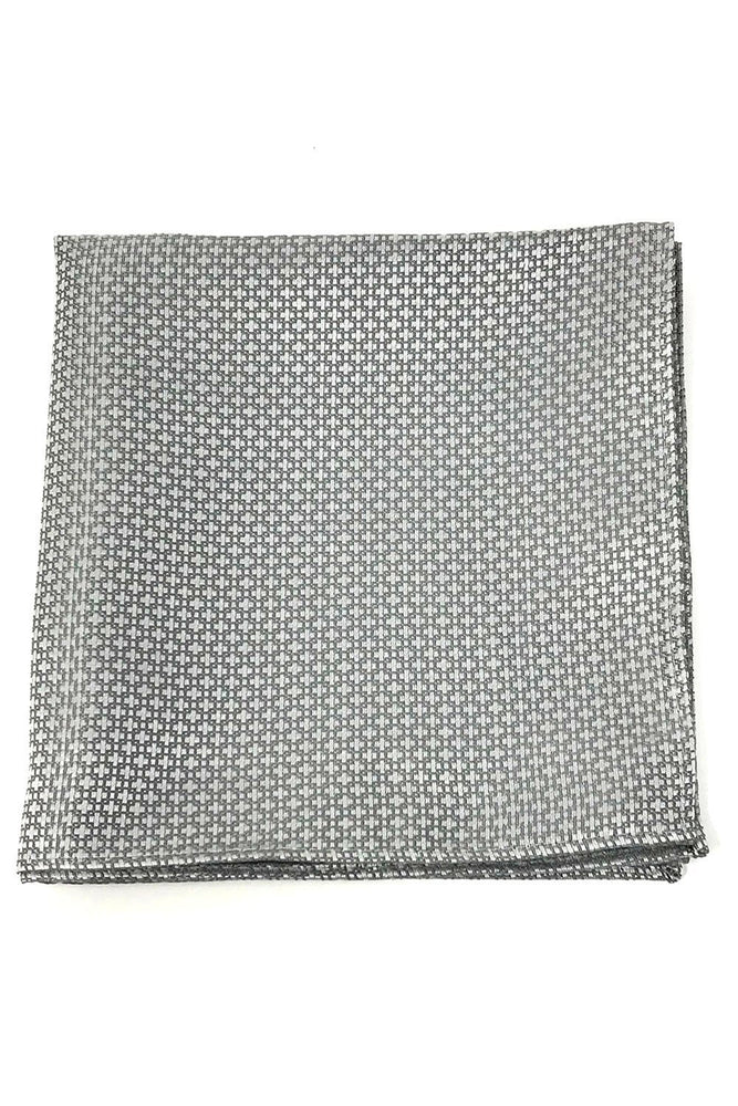Grey Regal Pocket Square
