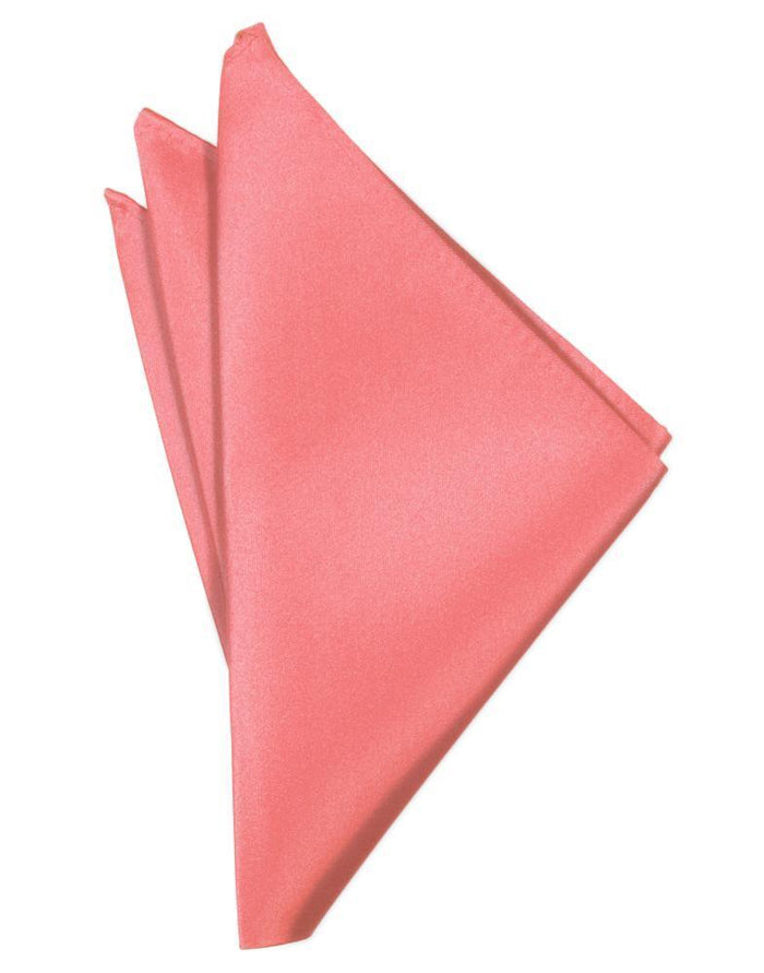 Guava Luxury Satin Pocket Square