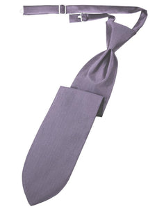 Heather Herringbone Kids Necktie