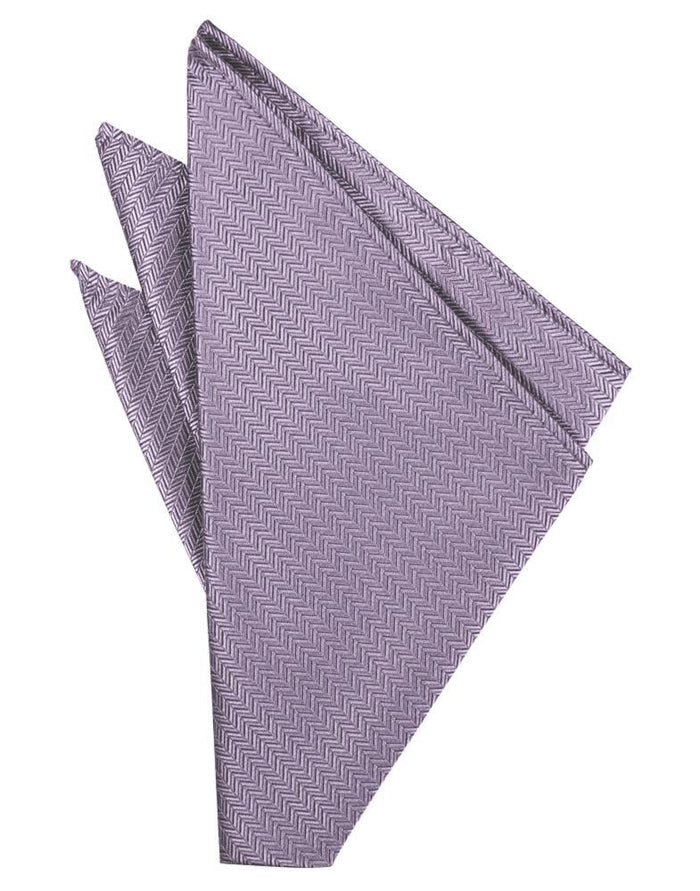 Heather Herringbone Pocket Square