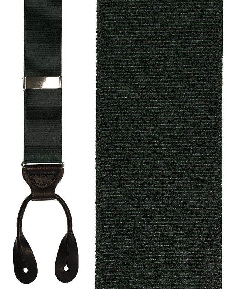 "Hunter Grosgraine Ribbon II" Suspenders