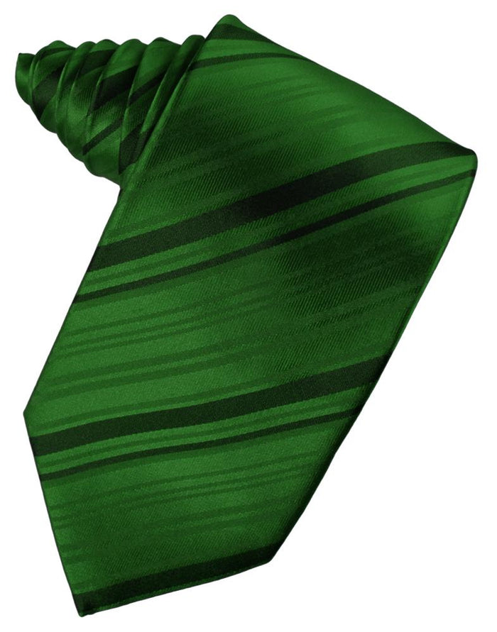 Hunter Striped Silk Necktie