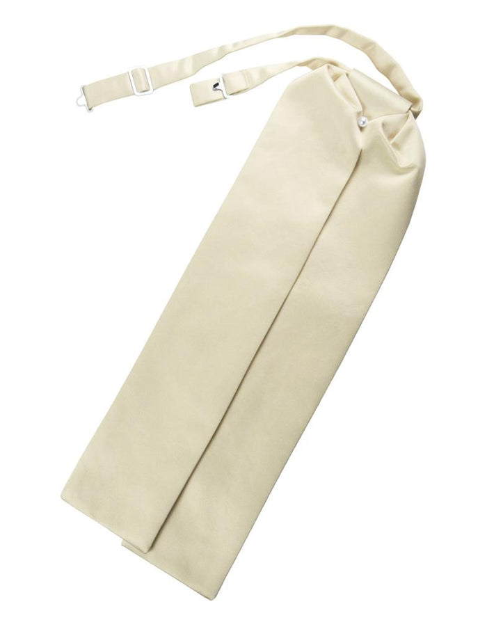 Ivory Luxury Satin Ascot