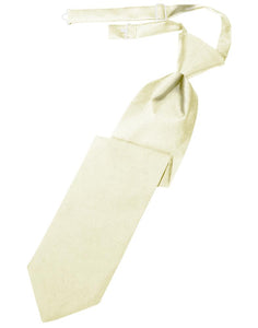 Ivory Luxury Satin Kids Necktie
