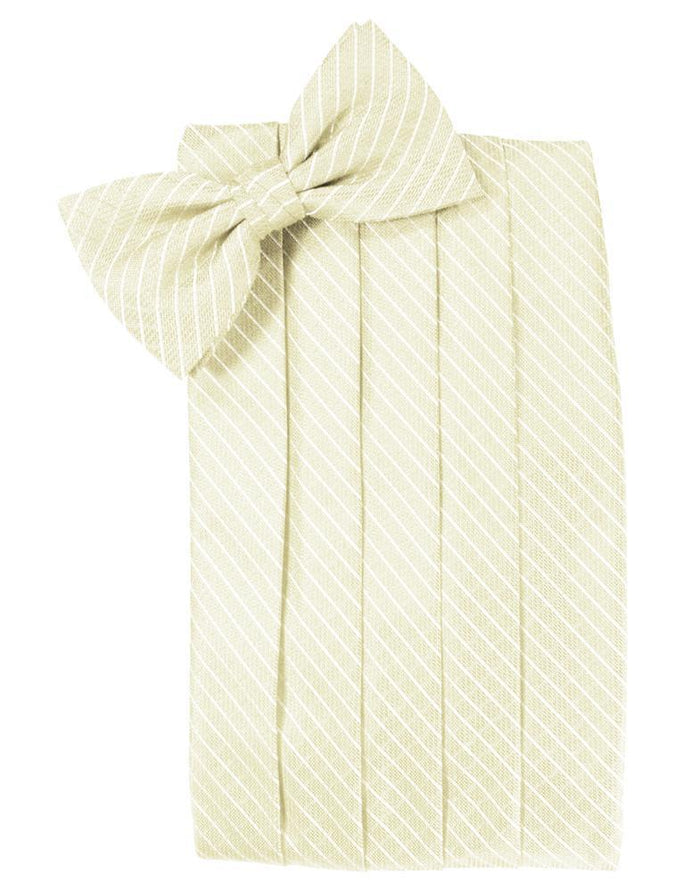 Ivory Palermo Kids Cummerbund
