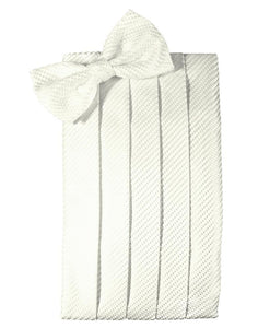 Ivory Venetian Kids Cummerbund