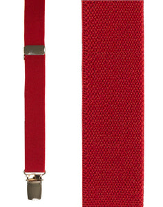 Kids Red Oxford Suspenders