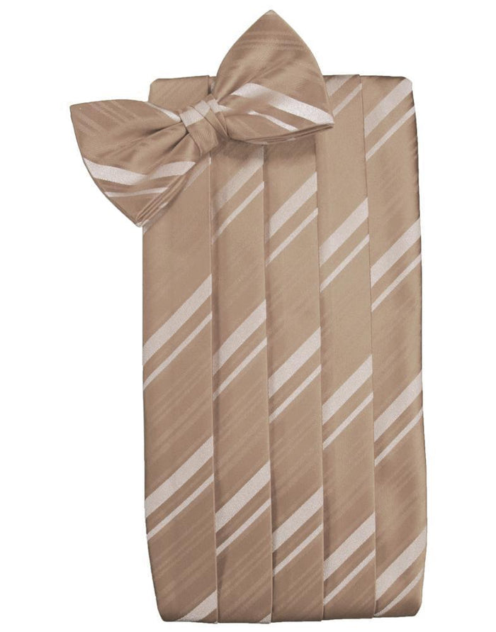 Latte Kids Striped Satin Cummerbund
