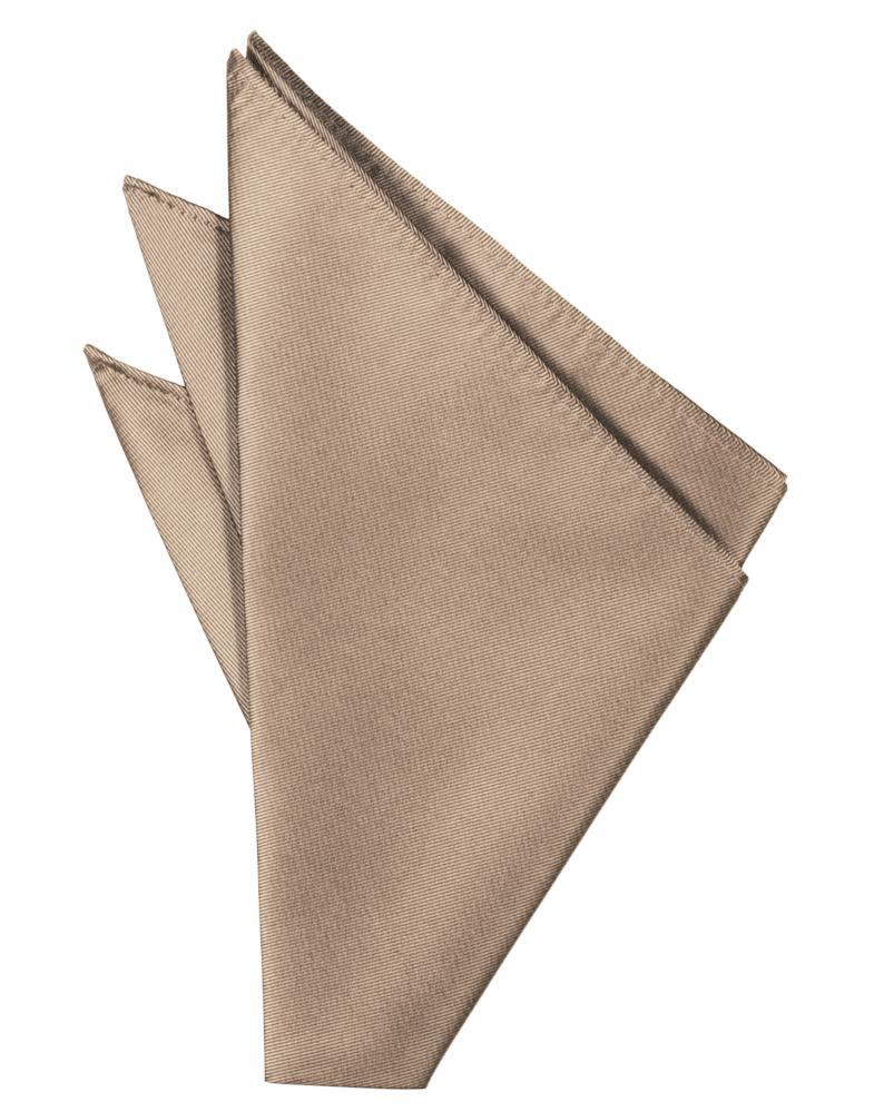 Latte Solid Twill Pocket Square