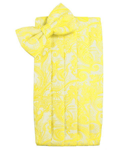 Lemon Tapestry Kids Cummerbund