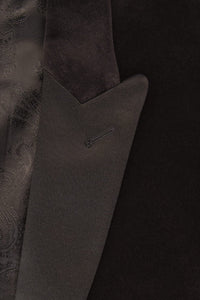"Liam" Black Velvet Jacket (Separates)