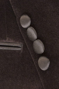 "Liam" Black Velvet Jacket (Separates)
