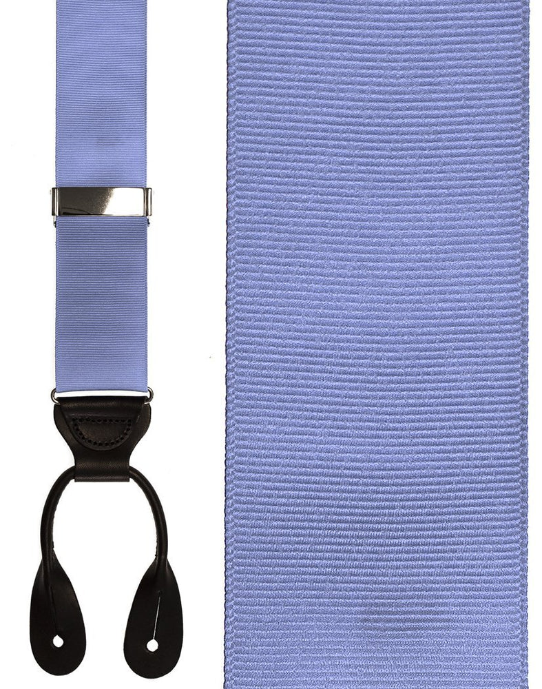 "Light Blue Grosgraine Ribbon II" Suspenders