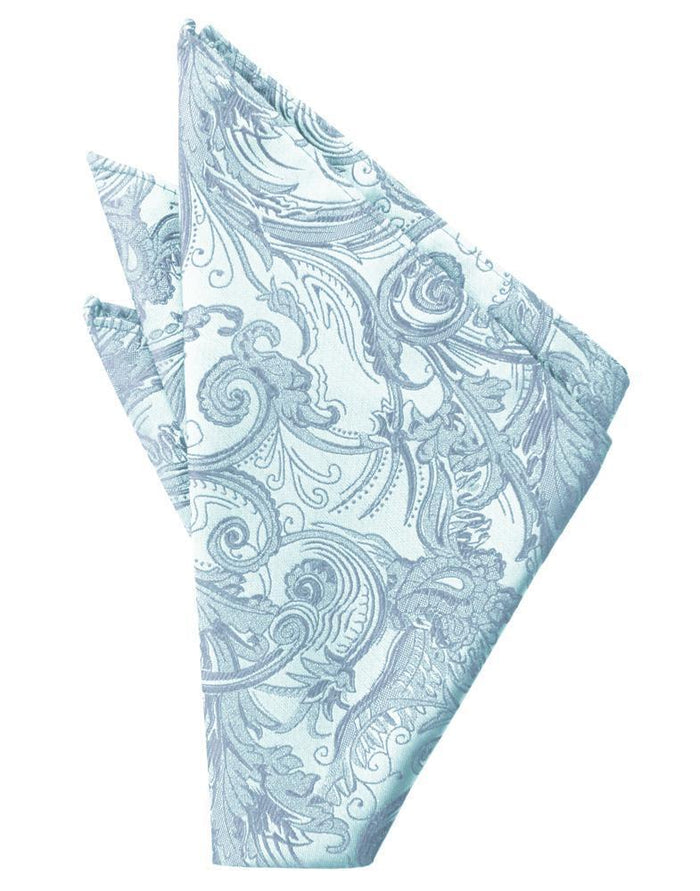 Light Blue Tapestry Pocket Square