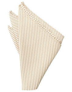 Light Champagne Venetian Pocket Square