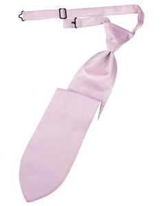 Light Pink Herringbone Kids Necktie