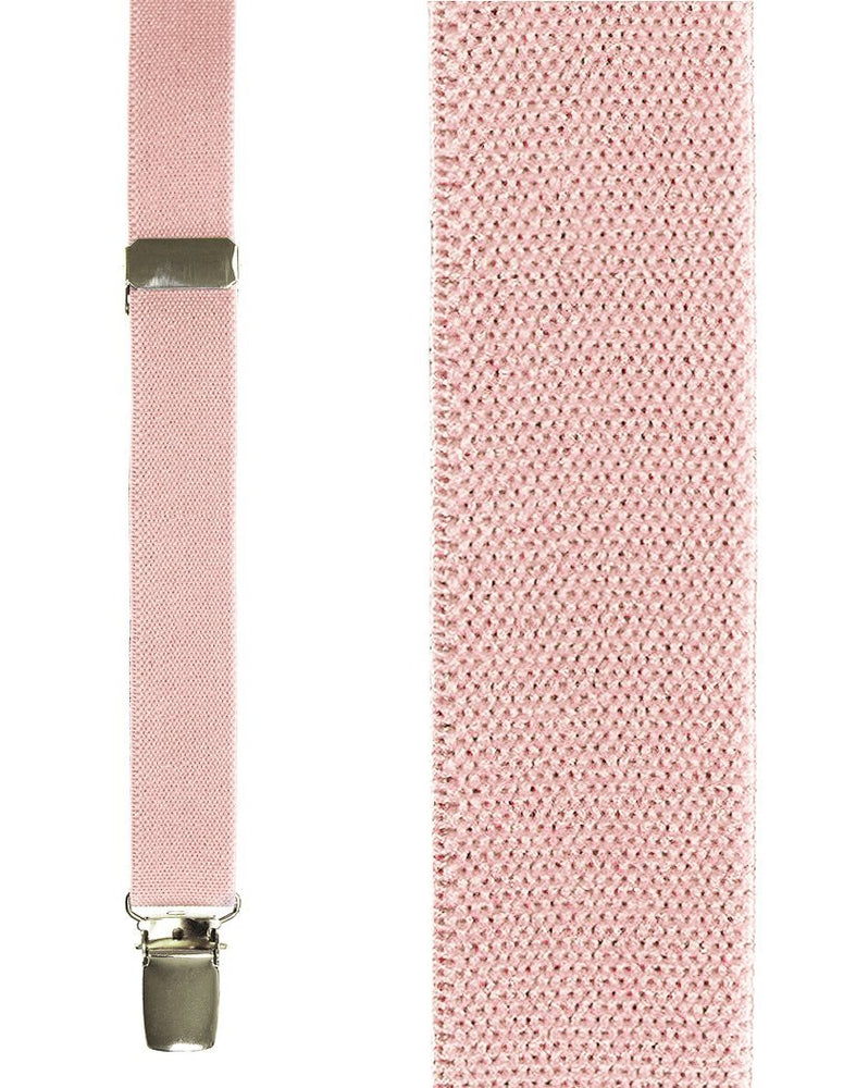"Light Pink Oxford" Suspenders