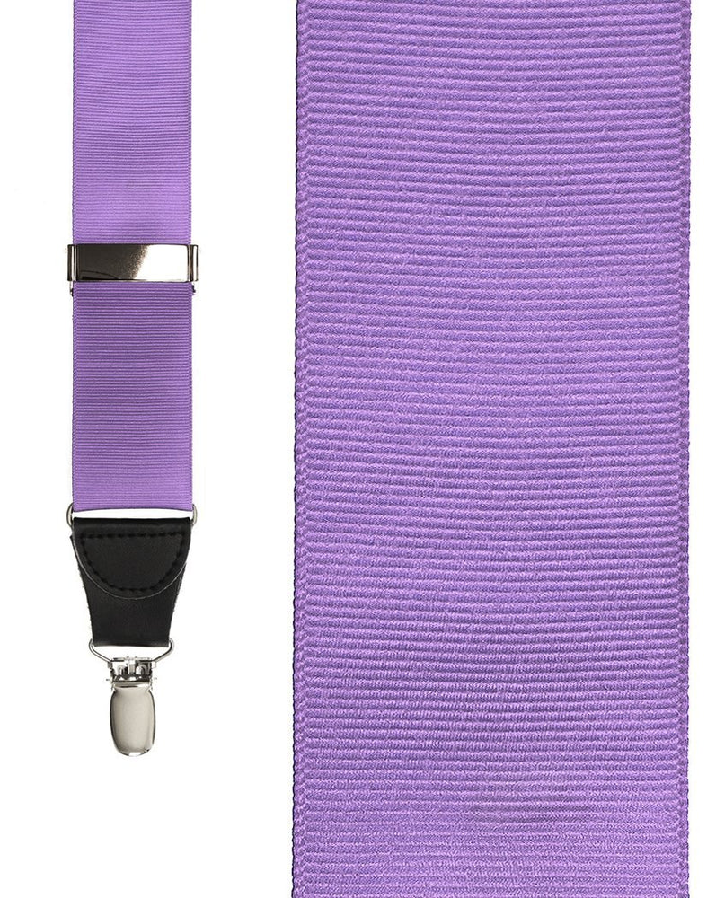 "Light Purple Grosgraine Ribbon" Suspenders