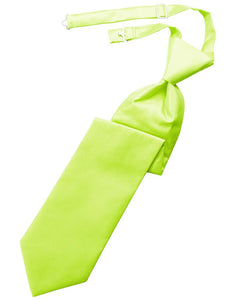 Lime Solid Twill Windsor Tie